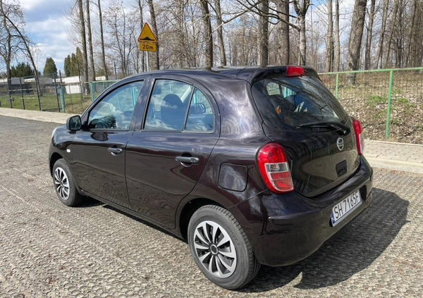 Nissan Micra cena 16300 przebieg: 95000, rok produkcji 2010 z Bytom małe 211